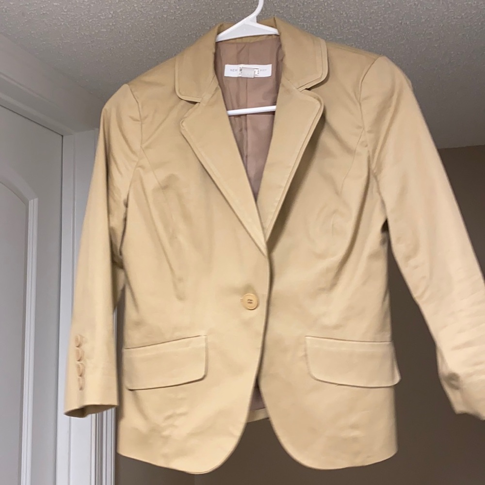 Khaki blazer 3/4 sleeve